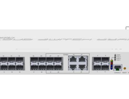 Switch MIKROTIK CRS328-4C-20S-4S+RM Type L2 Rack 1U 4x10/100/1000BASE-T/SFP combo 20xSFP 4xSFP+ 1xRJ45 CRS328-4C-20S-4S+RM  CRS328-4C-20S-4S+RM 4752224002242