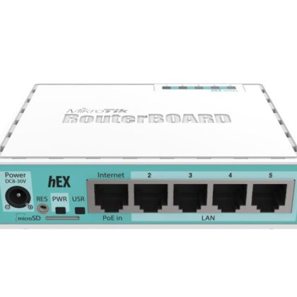 NET ROUTER 10/100/1000M 5PORT/HEX RB750GR3 MIKROTIK  RB750GR3 4752224002761