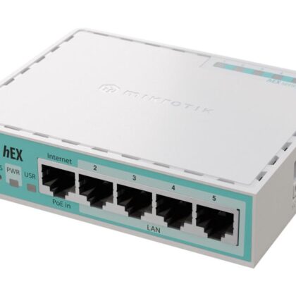 NET ROUTER 10/100/1000M 5P HEX/E50UG MIKROTIK  E50UG 4752224009616