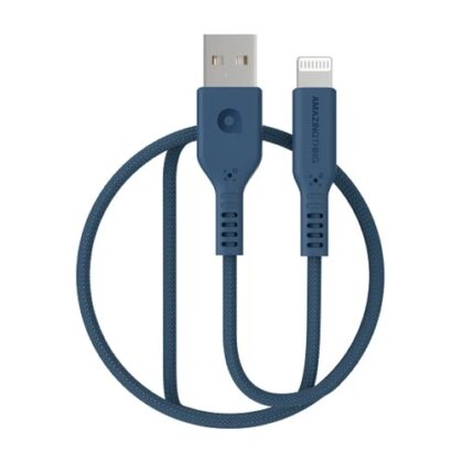 Premium MFI certifield Cable USB A - Lightning (blue