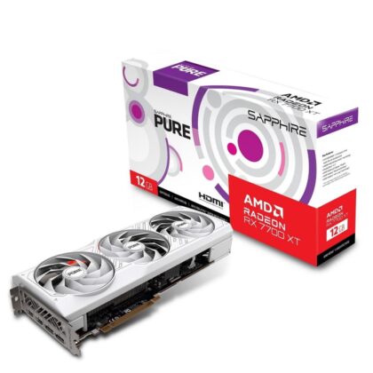 Graphics Card SAPPHIRE AMD Radeon RX 7700 XT 12 GB GDDR6 192 bit PCIE 4.0 16x 2xHDMI 2xDisplayPort 11335-03-20G  11335-03-20G 4895106294387