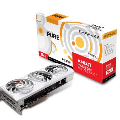 Graphics Card SAPPHIRE AMD Radeon RX 7800 XT 16 GB GDDR6 256 bit PCIE 4.0 16x 2xHDMI 2xDisplayPort 11330-03-20G  11330-03-20G 4895106294455