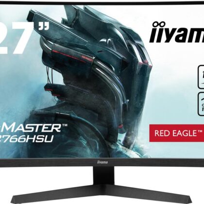 LCD Monitor IIYAMA G2766HSU-B1 27" Gaming/Curved Panel VA 1920x1080 16:9 165Hz Matte 1 ms Speakers G2766HSU-B1  G2766HSU-B1 4948570118861