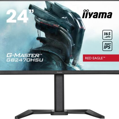 LCD Monitor IIYAMA GB2470HSU-B5 24" Panel IPS 1920x1080 16:9 165Hz Matte 0.8 ms Speakers Pivot Height adjustable Tilt Colour Black GB2470HSU-B5  GB2470HSU-B5 4948570121397