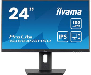 LCD Monitor IIYAMA 23.8" Business Panel IPS 1920x1080 16:9 100Hz Matte 1 ms Speakers Swivel Pivot Height adjustable Tilt XUB2493HSU-B6  XUB2493HSU-B6 4948570123049