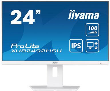 LCD Monitor IIYAMA 23.8" Business Panel IPS 1920x1080 16:9 100Hz Matte 0.4 ms Speakers Swivel Pivot Height adjustable Tilt XUB2492HSU-W6  XUB2492HSU-W6 4948570123346