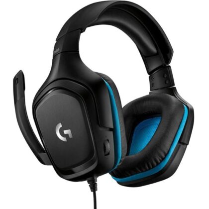 HEADSET GAMING G432/BLACK 981-000770 LOGITECH  981-000770 5099206082410