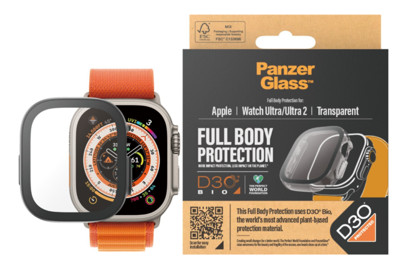 PanzerGlass Full Body Protective Glass for Apple Watch Ultra 2 49mm 3688 5711724036880