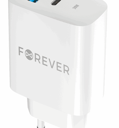 Forever TC-07-30AC USB-C / USB Wall Charger 30W GSM172201 5900495139351