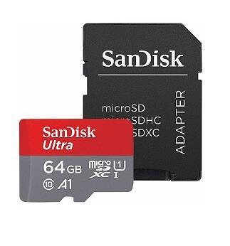 MEMORY MICRO SDXC 64GB UHS-I/W/A SDSQUAB-064G-GN6MA SANDISK  SDSQUAB-064G-GN6MA 619659200541