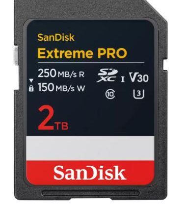 MEMORY SDXC 2TB UHS-1/SDSDXXD-2T00-GN4IN SANDISK  SDSDXXD-2T00-GN4IN 619659208523