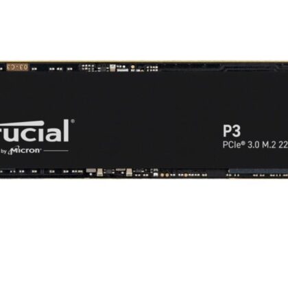 SSD CRUCIAL P3 500GB M.2 PCIE NVMe 3D NAND Write speed 1900 MBytes/sec Read speed 3500 MBytes/sec TBW 110 TB CT500P3SSD8  CT500P3SSD8 649528918758