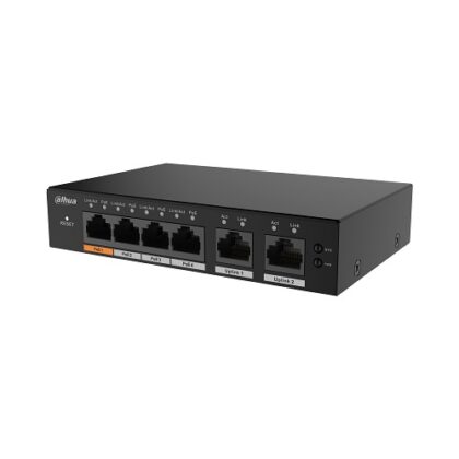 PoE switch 100Mbps 4+2G uplink S4100-4GT2GT-60-C