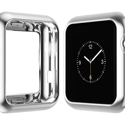 Dux Ducis Premium Silicone Case For Apple Watch 4 40 mm Silver + Gift DUX-DU-AW40-SI 6934913083628