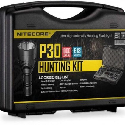 FLASHLIGHT HUNTING 1000 LUMENS/NEW P30HUNTING KIT NITECORE  NEWP30HUNTINGKIT 6952506405879