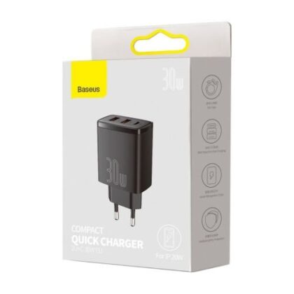 Baseus CCXJ-E01 Travel Charger Compact Quick Charger 30W CCXJ-E01 6953156207295