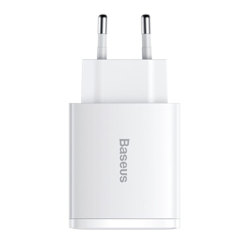 Baseus Compact wall charger PD /30W / 1x USB-C /2x USB BRA012284 6953156207301