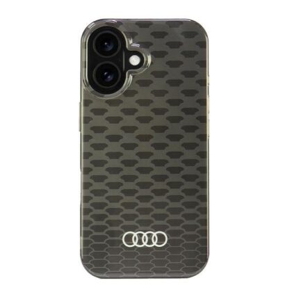 Audi IML Stitching Pattern MagSafe Back Case for Apple iPhone 16 AU-IMLMIP16-Q5/D3-BK 6955250227766