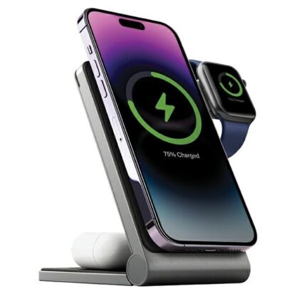 Energea MagTrio Foldable 3in1 Magnetic Wireless Charger MAG-TRIO-GUN 6957879461583