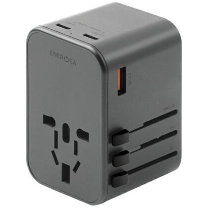 Energea TravelWorld Adapter GaN65 USB-C PD 65W + PPS 55W Universal Adapter TWA-GAN65-GUN 6957879461705