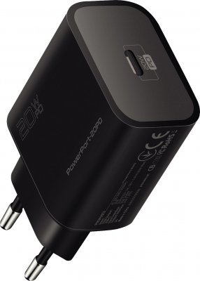 Promate PowerPort-20PD Premium Travel Charger Type-C PD 20W POWERPORT-20PD 6959144051697