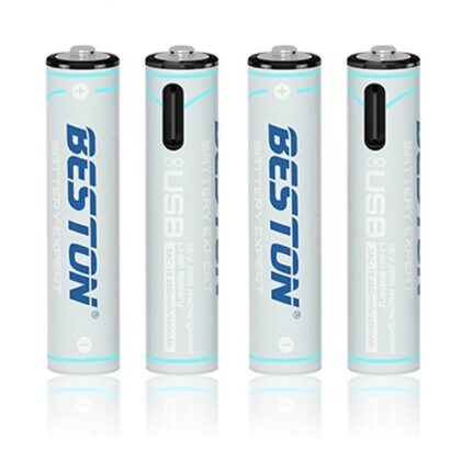 Rechargeable AAA batteries with USB C