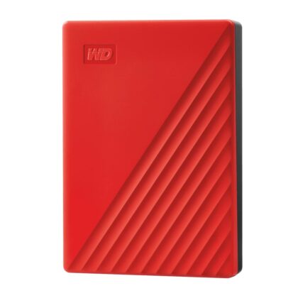 External HDD WESTERN DIGITAL My Passport 4TB USB 2.0 USB 3.0 USB 3.2 Colour Red WDBPKJ0040BRD-WESN  WDBPKJ0040BRD-WESN 718037870236