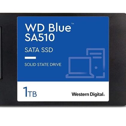 SSD WESTERN DIGITAL Blue SA510 1TB SATA 3.0 Write speed 510 MBytes/sec Read speed 560 MBytes/sec 2