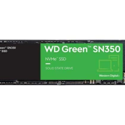 SSD WESTERN DIGITAL Green SN350 2TB M.2 PCIE NVMe QLC Write speed 3000 MBytes/sec Read speed 3200 MBytes/sec WDS200T3G0C  WDS200T3G0C 718037886022