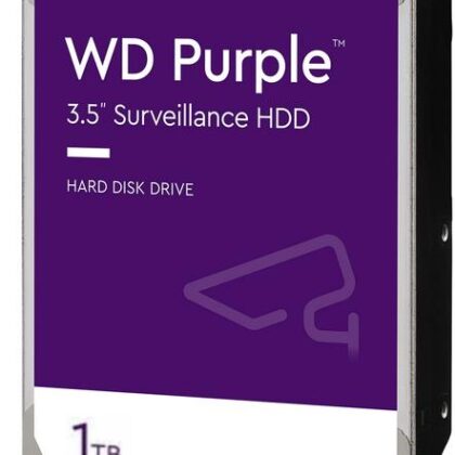 HDD WESTERN DIGITAL Purple 1TB SATA 3.0 64 MB 5400 rpm 3