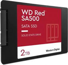 SSD WESTERN DIGITAL Red SA500 2TB SATA 3.0 Write speed 520 MBytes/sec Read speed 560 MBytes/sec 2