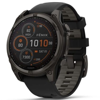 SMARTWATCH FENIX 8 SAPP. SOLAR/BLACK/GRAY 010-02907-11 GARMIN  010-02907-11 753759339395