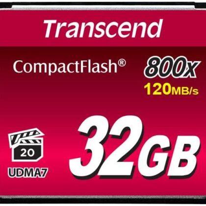 MEMORY COMPACT FLASH 32GB/800X TS32GCF800 TRANSCEND  TS32GCF800 760557830023