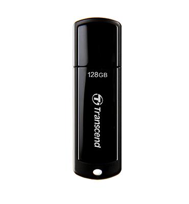 MEMORY DRIVE FLASH USB3 128GB/BLACK TS128GJF700 TRANSCEND  TS128GJF700 760557831693