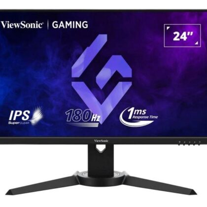 LCD Monitor VIEWSONIC VX2479J-HD-PRO 24" Gaming Panel IPS 1920x1080 16:9 180 Hz Matte 1 ms Swivel Pivot Height adjustable Tilt Colour Black VX2479J-HD-PRO  VX2479J-HD-PRO 766907028966