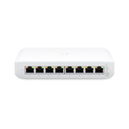 Switch UBIQUITI Lite 8 PoE Type L2 Desktop/pedestal 8x10Base-T / 100Base-TX / 1000Base-T PoE+ ports 4 USW-LITE-8-POE  USW-LITE-8-POE 810010071156