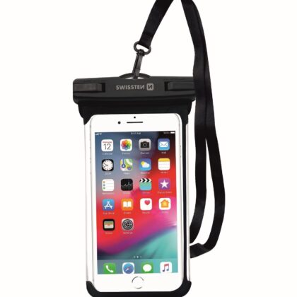 Swissten Waterproof Case for Phones IPX8 SW-WATERCASE-B 8595217465213