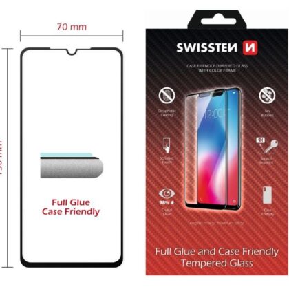 Swissten Full Face Tempered Glass Samsung Galaxy A10 Black SW-JAP-T-SP-SAM-A10 8595217467040