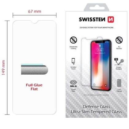 Swissten Ultra Slim Tempered Glass Premium 9H Screen Protector Huawei Y6s SW-T-SP-HUA-Y6S 8595217470194