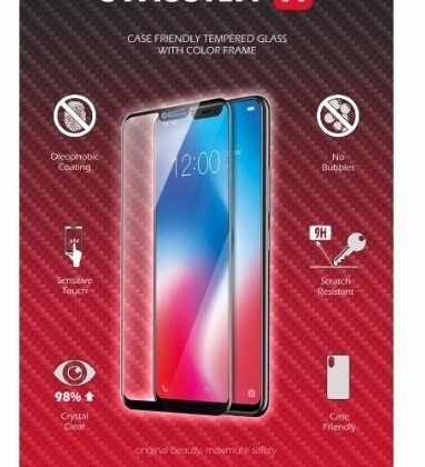 Swissten Full Face 5D Tempered Glass Huawei P Smart Pro Black SW-JAP-T-SP-HUA-PSMARTP 8595217470286