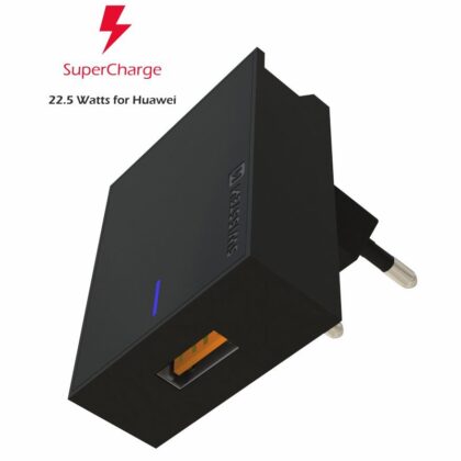 Swissten Premium 22.5W Huawei Super Fast Charge Travel charger 5V / 4.5A (FCP) SW-HU-SFC-BK 8595217471023