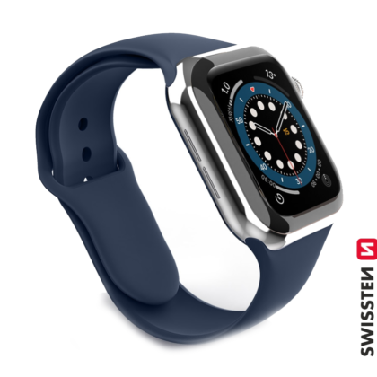 Swissten Silicone Band for Apple Watch 1/2/3/4/5/6/SE / 38 mm / 40 mm 46000103 8595217477100