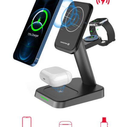 Swissten 3in1 MagStick 22.5W Wireless Charger 22055508 8595217478152