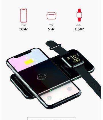 Swissten Wireless Charger 2in1 Stand 10W 22055520 8595217479708