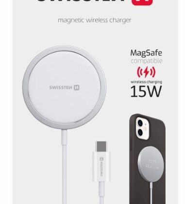 Swissten MagStick Wireless Charger 15W for Apple iPhone USB-C 22055530 8595217479722