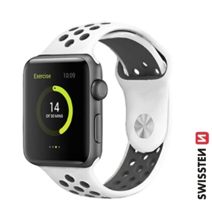 Swissten Sport Silicone Band for Apple Watch 38 / 40 mm 46000602 8595217485082