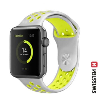 Swissten Sport Silicone Band for Apple Watch 42 / 44 / 45 / 49 mm 46000613 8595217485112