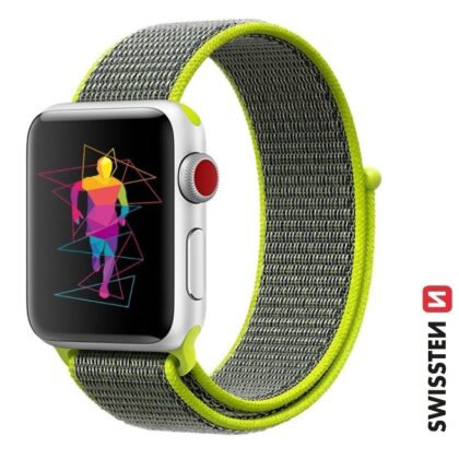 Swissten Nylon Band for Apple Watch 38 / 40 / 41 mm 46000701 8595217485143