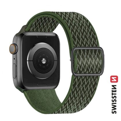 Swissten Nylon Band with Buckle for Apple Watch 38 / 40 / 41 mm 46000708 8595217485525