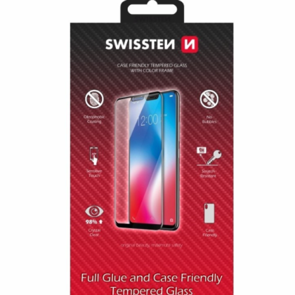 Swissten Full Face Tempered Glass Samsung Galaxy S24 Ultra Black 54501853 8595217485648